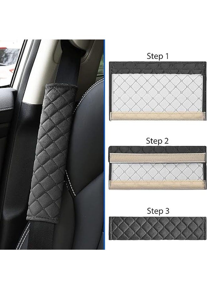 Generic Universal Car Seat Belt Pads Cover,Seat Belt Shoulder Strap Covers Harness Pad For Car/Bag,Soft Comfort Helps Protect You Neck And Shoulder From The Seat belt Rubbing - Image 4