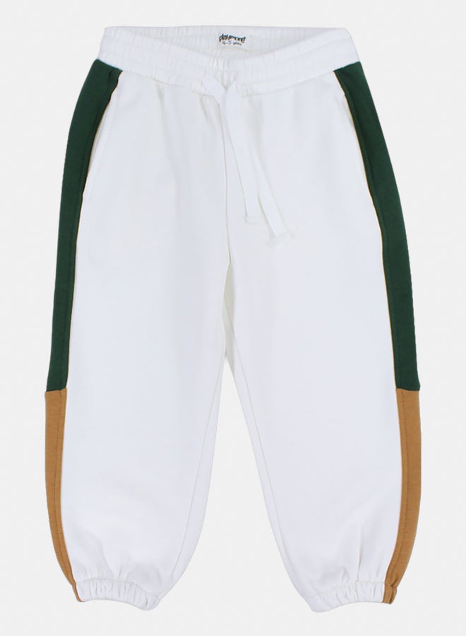 playmore Boys Cotton Sweatpants – Off-White - Image 1