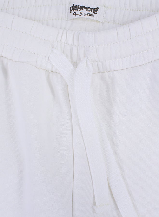 playmore Boys Cotton Sweatpants – Off-White - Image 3