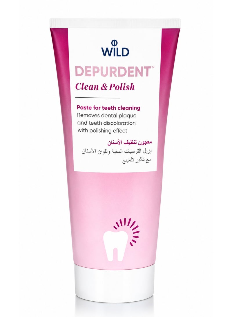 Wild Depurdent Clean & Polish Toothpaste 75ml– Teeth Cleaning Paste