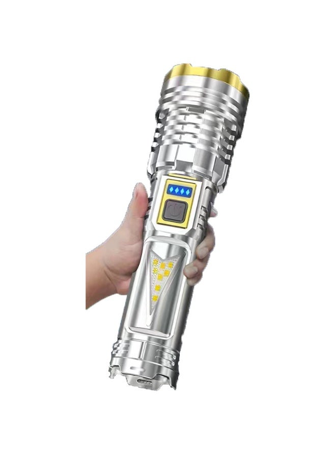 NIBEMINENT High-Power Flashlight - Ultra-Bright White Laser Multifunctional Outdoor Work Light
