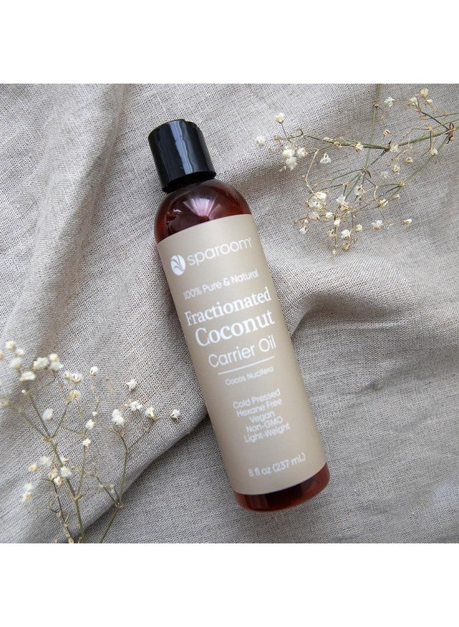 SpaRoom 100% Pure And Natural Carrier Oil Hair And Skin Moisturizer Aromatherapy And Massage Oil Base For Essential Oils 8 Ounces Fractionated Coconut Oil - Image 4