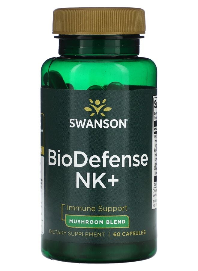SWANSON بيوديفينس NK+ 60 كبسولة
