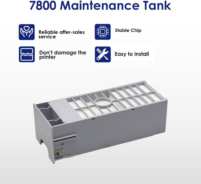 CULater C12C890191 Maintenance Tank Waste Ink Tank Box Compatible for Stylus Pro 4000 4800 4880 7400 7600 7800 7880 7900 9400 9600 9800 9880 Waste Tank - Image 4