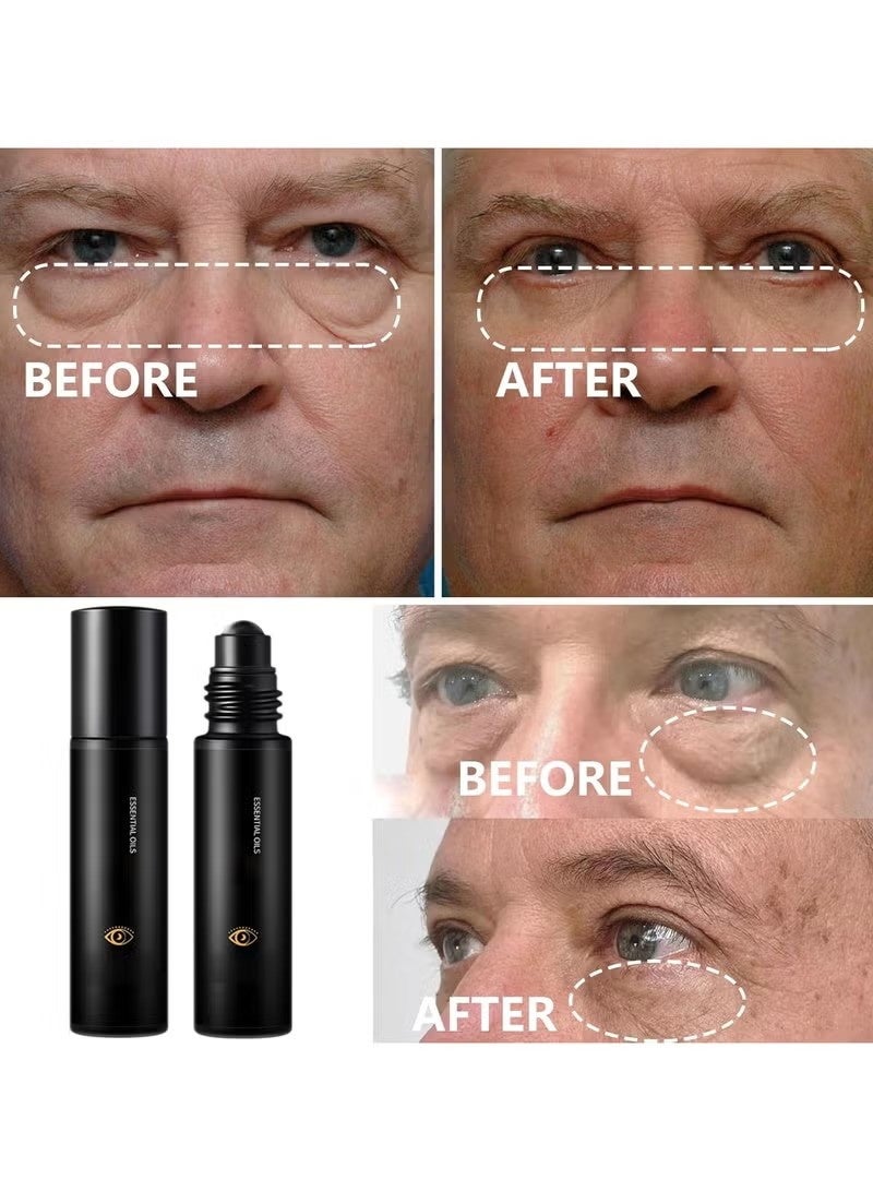 ESSENTIAL OILS Eye Repair Stick for Men | Under Eye Roller for EyeBags and Dark Circles - Cooling Stick Hydrates and Depuffing 0.34 fl.oz. - Image 4