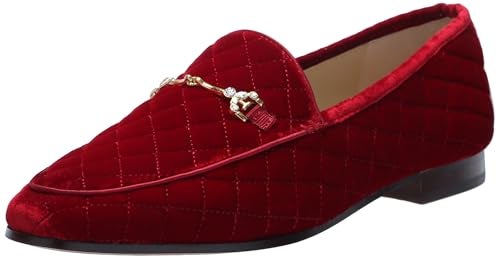 Sam Edelman Women's Loraine Regal Loafer Bright Scarlet 8 Medium - Image 4