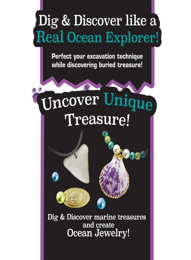 ArtSkills Epic Lab Dig Kit, Ocean Discovery STEM Treasure Hunting Science Kit Arts & Crafts Activity, 30 Assorted Treasures, Tools Included - Image 3