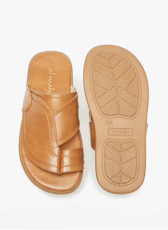 Al Waha Boys Solid Slip-On Arabic Sandals
