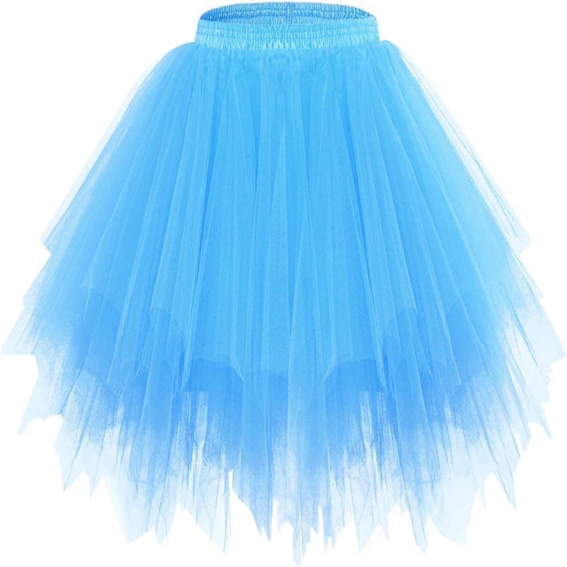 Mesh Children'S Skirt Tutu Princess Skirt Kids Dance Performance Ballet Short Skirt Cake Skirt Tutu - Image 1