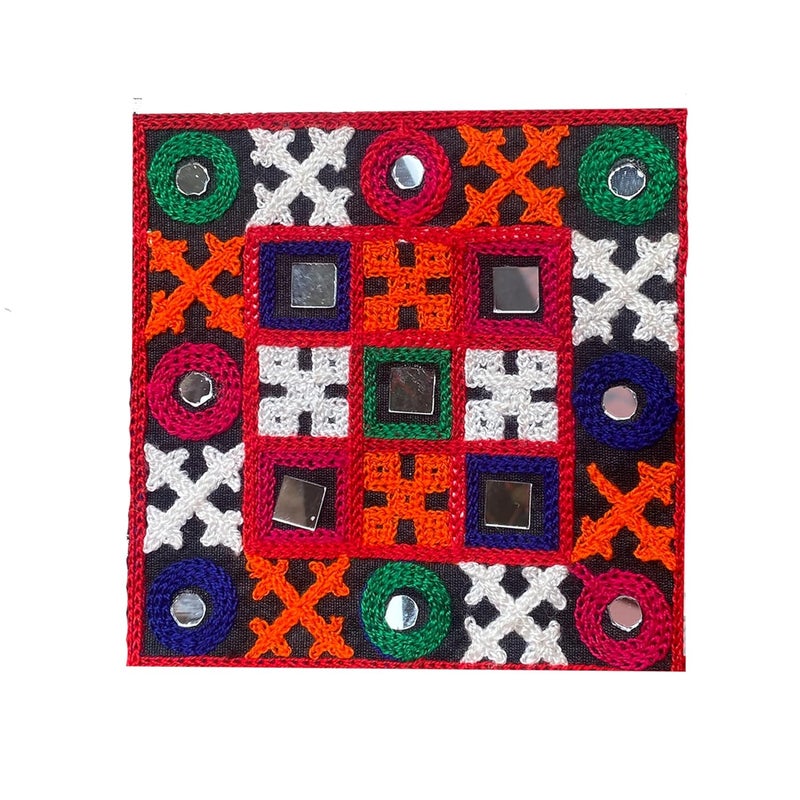 Embroidered Patch for Making LehengaBaby Frocks KurtisDressesClothesTops and Tunics Blouse Saree Jacket Jeans Art and Craft Supplysuare