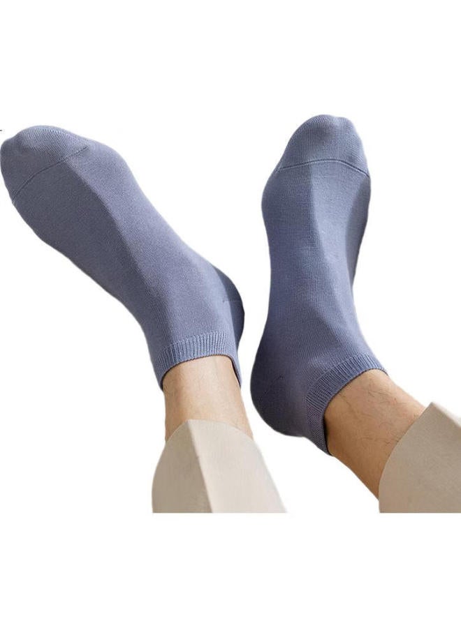 Modal 6 Pairs Of Men'S Socks, Summer Short Socks, Casual Boat Socks, Thin Low-Cut Antibacterial Deodorant Short Cotton Socks - Image 3