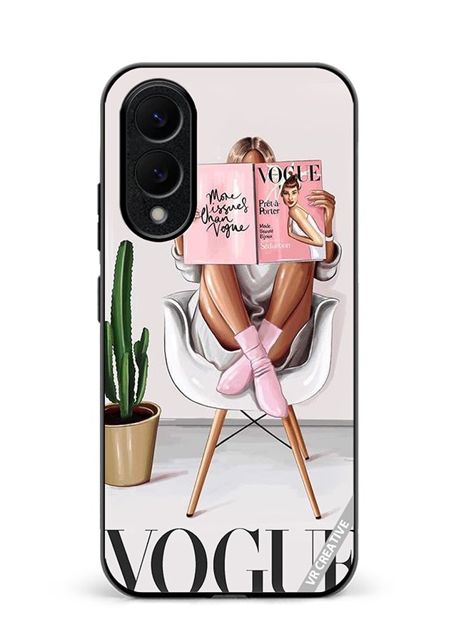 VR CREATIVE Protective Case Cover For Samsung Galaxy S25 Edge Vogue Art Design Multicolour