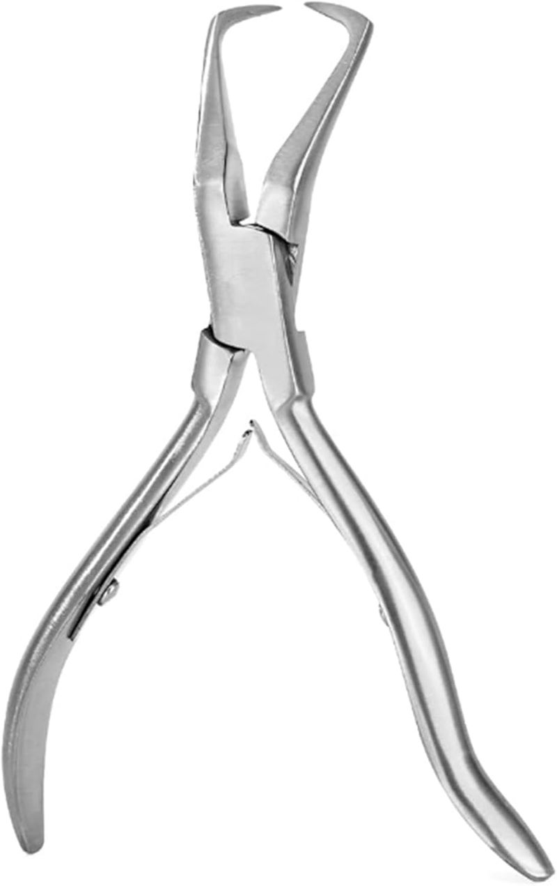 Jozlynn Hair Extension Pliers Stainless Steel Hair Extension Tools Microlink Bead Remover Pliers for Hair Extensions Removal Micro Ring Beads Opener (Silvery) 
