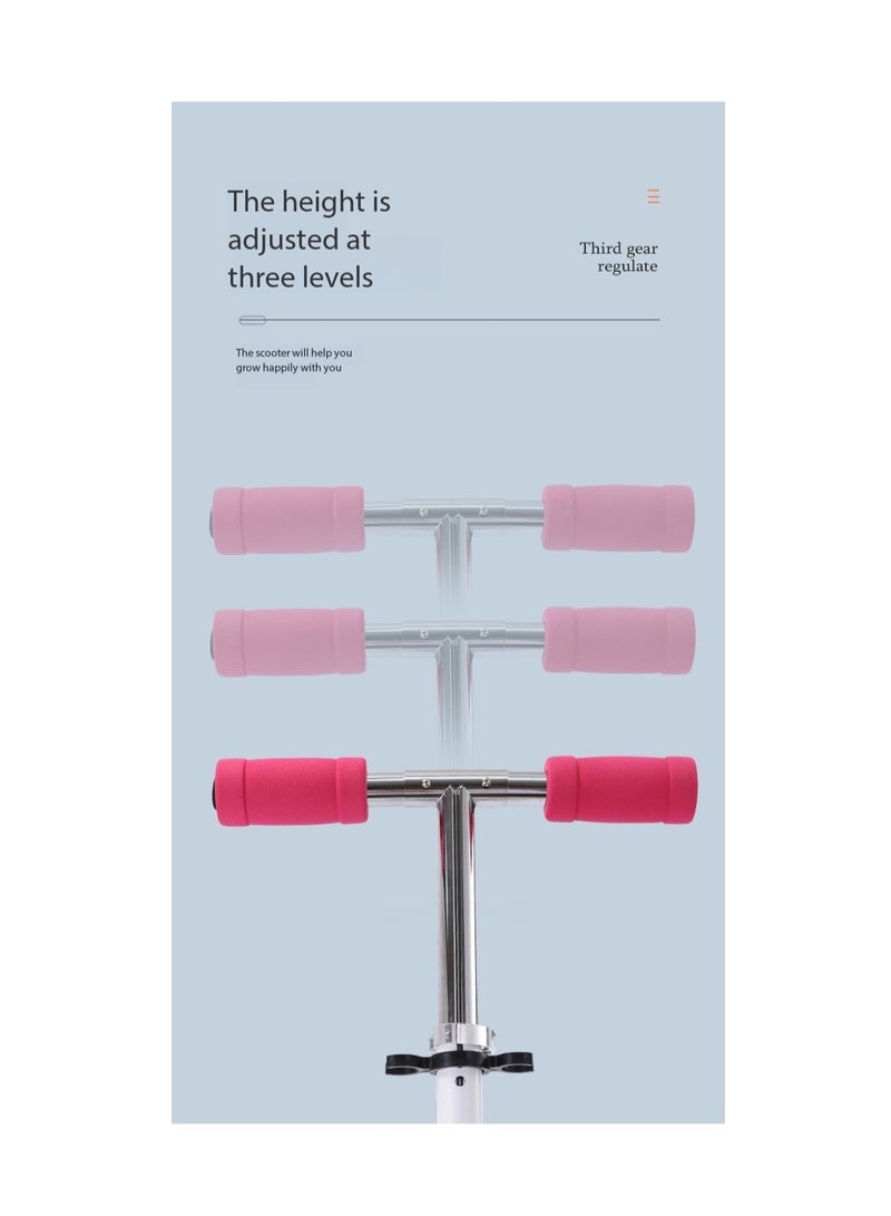 Foldable Adult Kick Scooter - Lightweight, Height-Adjustable Handlebars, Anti-Skid Wheels, Powerful Brakes - Portable Scooter for Urban Commuting, Supports Up to 100KG(YS106-Black) - Image 4