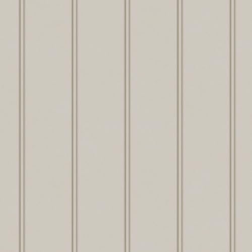 Laura Ashley Chalford Wood Panelling Dove Grey Wallpaper - Image 1