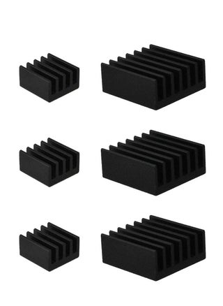20pcs Heat Sink Mini Radiator Dissipate Heat Thermal Cooling Lower Temperature Easy to Install for PI IC CPU Chipset Raspberry Stepper Board Aluminum Black Assortment - pzsku/ZA42CD8676E30FAA4E38DZ/45/_/1715328610/90d5a518-9ee3-4a2c-961e-1600f5c2ae7d