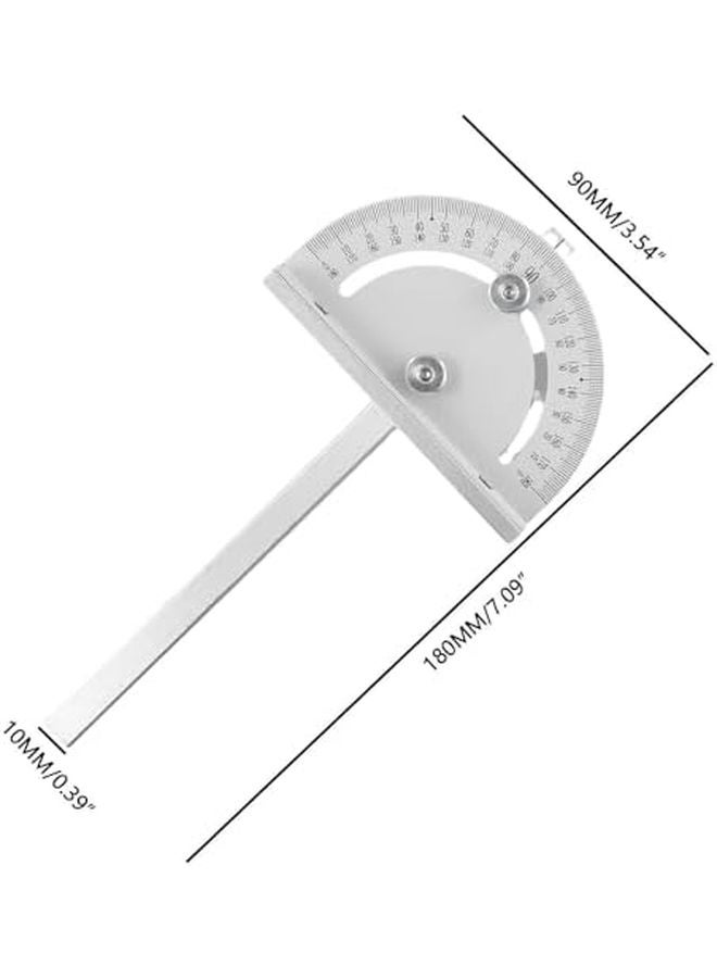 Precision Metal Miter Gauge Angle Ruler For Mini Table Saw T Slot Design DIY Woodworking - Image 3