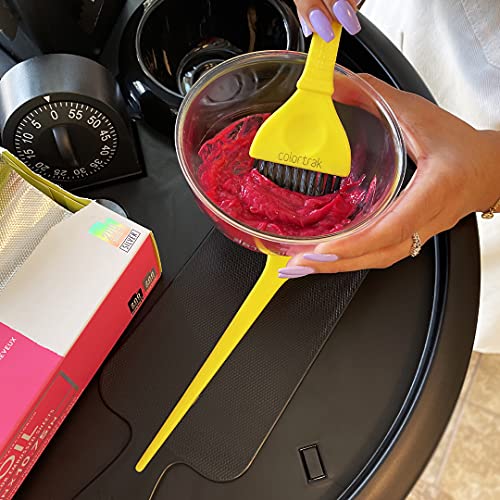 Colortrak Balayage Board Set for Achieving Balayage Look, Includes Curved Board and Textured Brush, Ideal for Salon Pros and Home Artists, 2 Items - Image 2