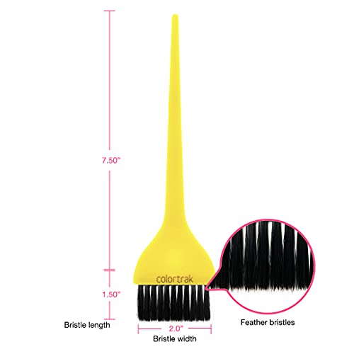 Colortrak Balayage Board Set for Achieving Balayage Look, Includes Curved Board and Textured Brush, Ideal for Salon Pros and Home Artists, 2 Items - Image 3