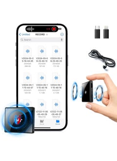 ZESTECH 128GB(9000 Hour) 2-Sides Magnetic Voice Recorder, Recording Device with Al-Triple Noise, Voice Activated Recorder, MP3 Player and USB Flash Drives, Portable Tape Audio Recorder for Lectures Meetings Interviews  - Image 1