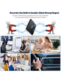 ZESTECH 128GB(9000 Hour) 2-Sides Magnetic Voice Recorder, Recording Device with Al-Triple Noise, Voice Activated Recorder, MP3 Player and USB Flash Drives, Portable Tape Audio Recorder for Lectures Meetings Interviews  - Image 4