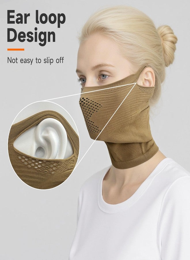 SPTSLFB Non-Slip Ear-Loops Face Mask-Windproof Thermal Neck Gaiter Perfect for Outdoor Activities Like Hiking/Running/Fishing - Image 3