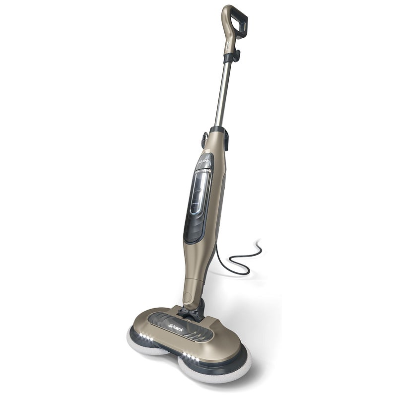 Shark S7001 Mop, Scrub & Sanitize at The Same Time, Designed for Hard Floors, with 4 Dirt Grip Soft Scrub Washable Pads, 3 Steam Modes & LED Headlights, Gold - Image 1