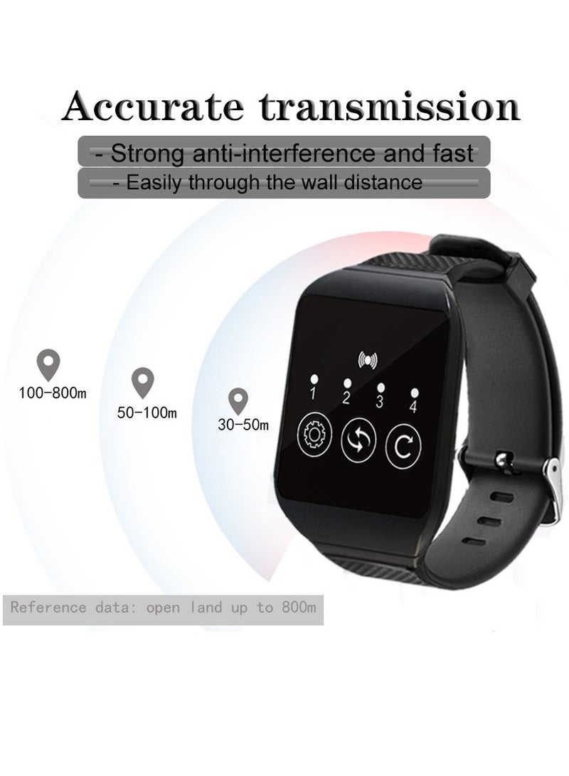 ناكسي فلاي ساعة اتصال ومساعدة لاسلكية للأطفال - لا حاجة لبطاقة SIM، نطاق 200 متر للاتصال السريع والآمن في المدارس والمستشفيات والرحلات - Image 4