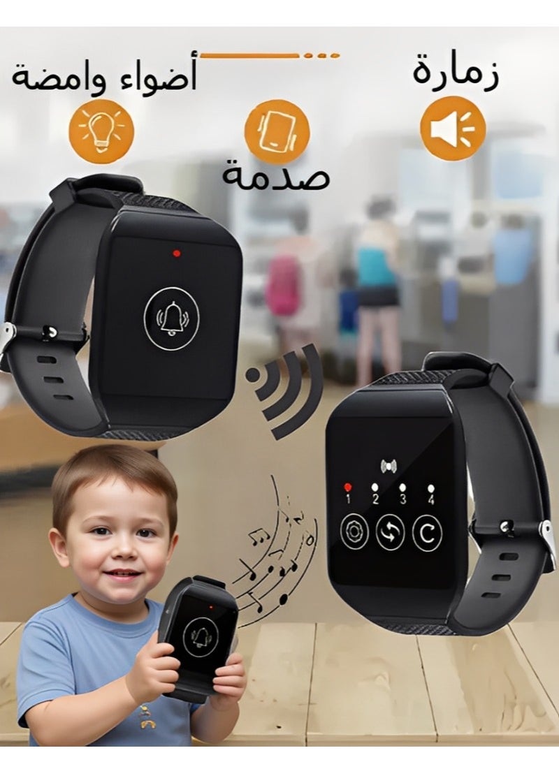 ناكسي فلاي ساعة اتصال ومساعدة لاسلكية للأطفال - لا حاجة لبطاقة SIM، نطاق 200 متر للاتصال السريع والآمن في المدارس والمستشفيات والرحلات - Image 2