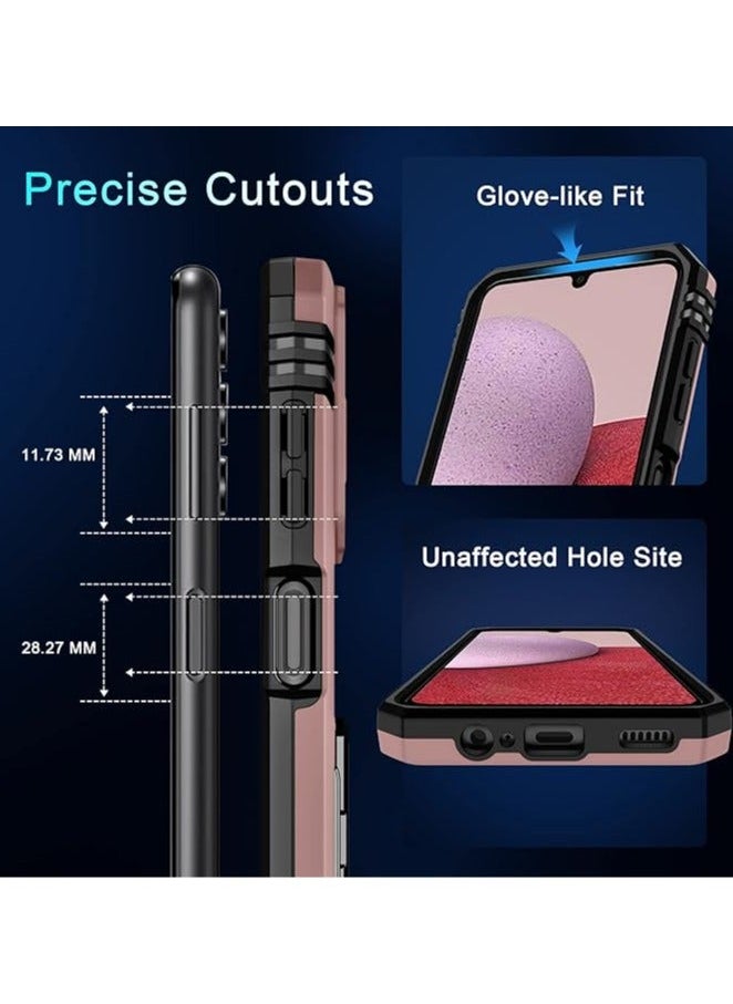 TEAM LUXURY - Samsung Galaxy S24Ultra Case, Slide Camera Cover, Built in Rotate Ring Kickstand, Heavy Duty Shockproof Protective Case - Image 1