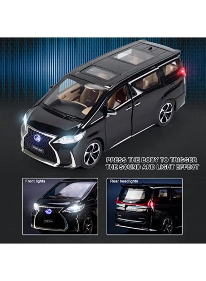Diecast Metal Model Toy Car-1:24 Scale Model Car with Sound and Light, Model Car with Sound and Light for Age 3 Year - Image 5