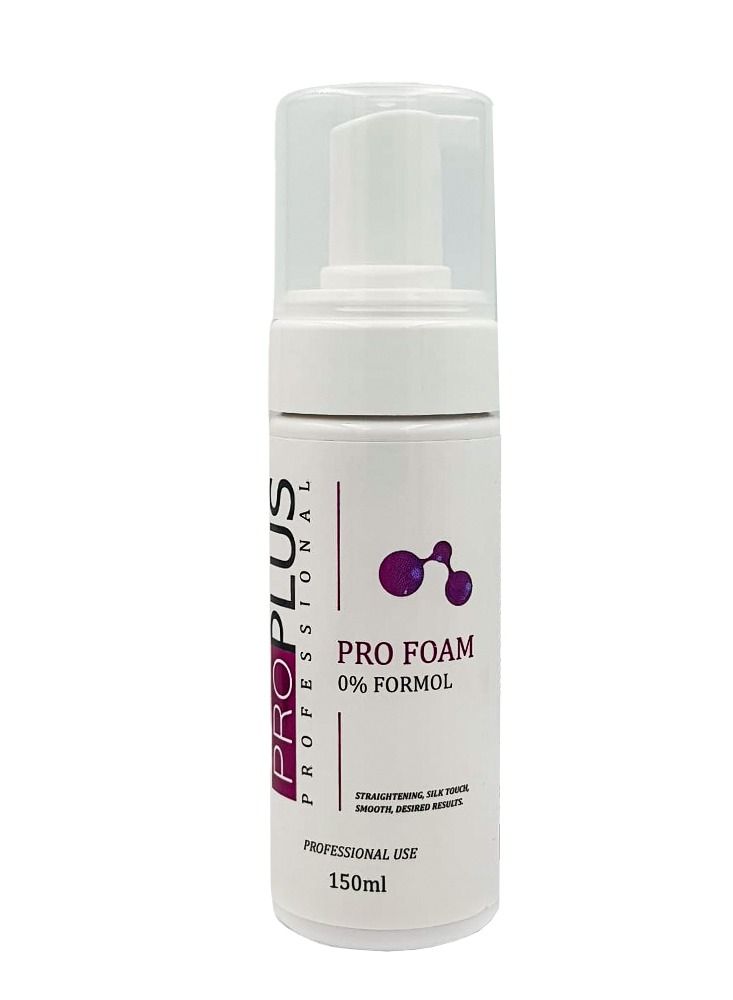 Pro Plus Professional Pro Foam to Smoothen and Treat Hair Formalin Free 150 ml  - Image 1