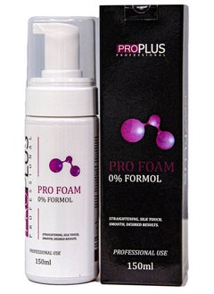 Pro Plus Professional Pro Foam to Smoothen and Treat Hair Formalin Free 150 ml  - Image 2