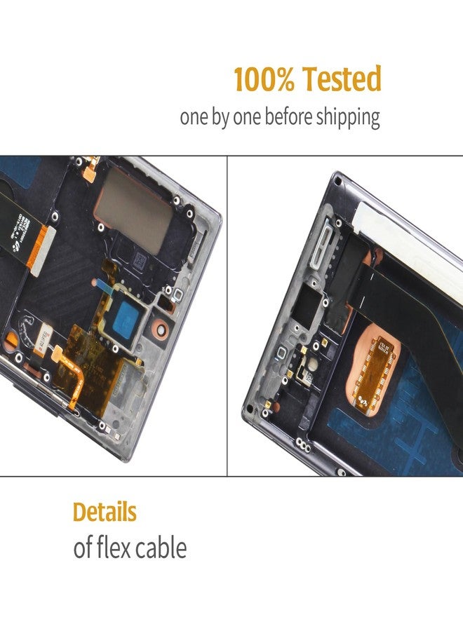 Olivechard Note 10 Plus 5G OLED LCD Display +Aura Black Frame for Samsung Galaxy Note10+/5G SM-N975U N975W N976U 6.8" LCD Screen Display Replacement Touch Digitizer Assembly Kit - Image 4