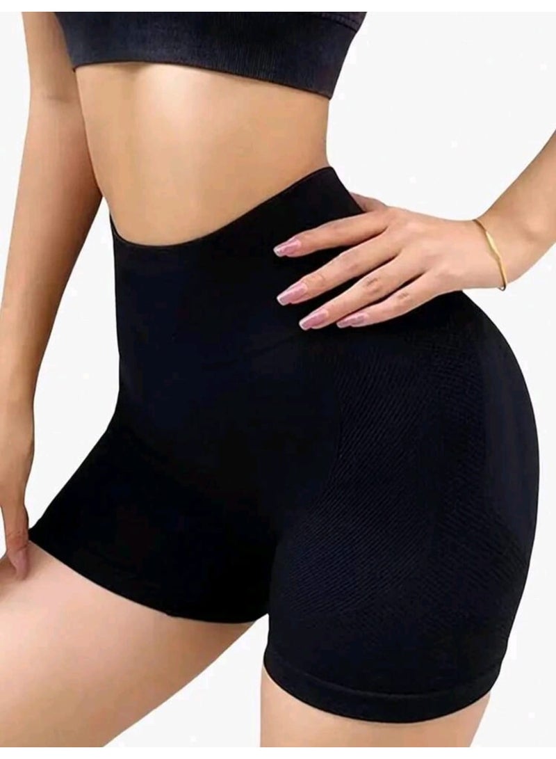 Shein Women's Seamless High Waist Shaping Sports Yoga Shorts Butt Lifter Fashion Shorts Athletic Gym Wear - Image 5