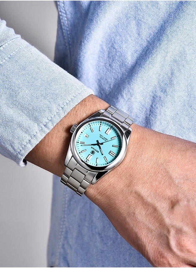 BENYAR Men's Automatic Watches Full Steel Luxury Casual Business Wrist Watch for Men Sea-gull ST6 Mechanical Synthetic Glass Wristwatch  - Image 5