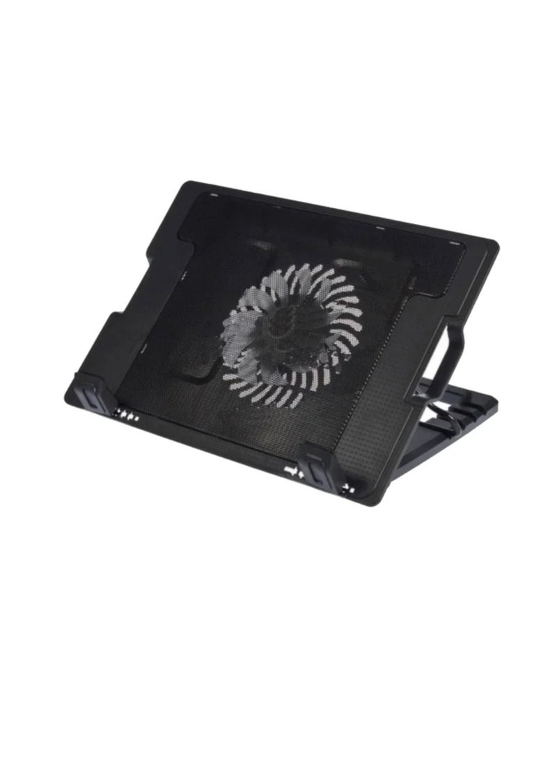 Laptop cooling pad with black platform
