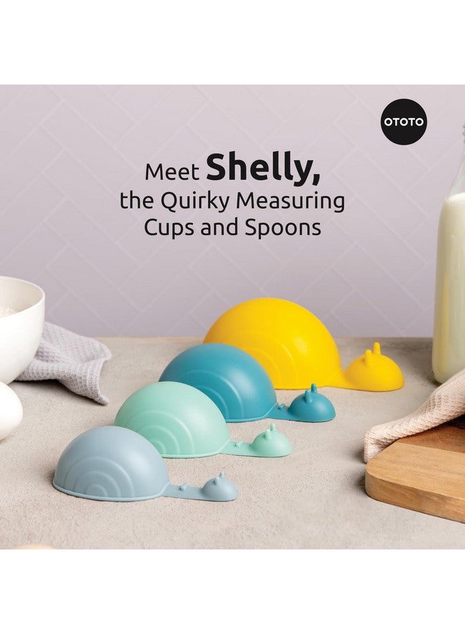 OTOTO Measuring Spoons Set - Teaspoons for Dry & Liquid Ingredients, BPA-free & Dishwasher Safe, Funny Gifts, Baking Accessories, Unique Kitchen Gadgets (Shelly) - Image 2