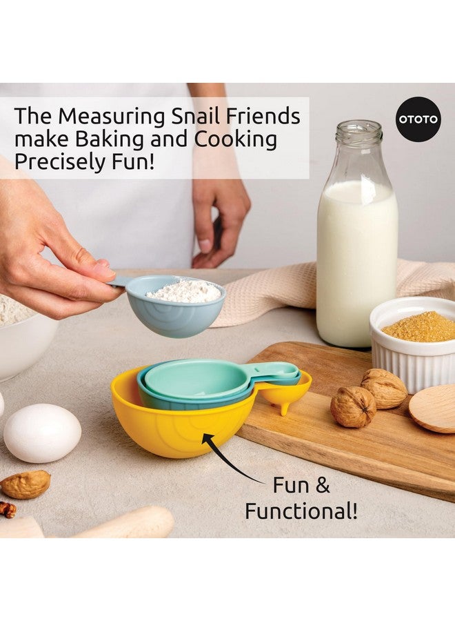 OTOTO Measuring Spoons Set - Teaspoons for Dry & Liquid Ingredients, BPA-free & Dishwasher Safe, Funny Gifts, Baking Accessories, Unique Kitchen Gadgets (Shelly) - Image 3