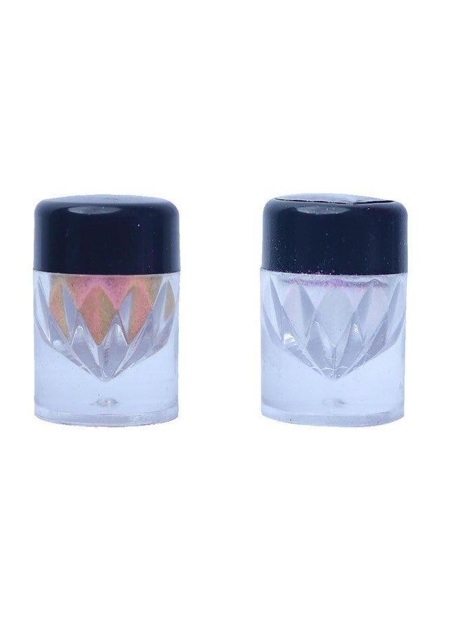 Veoni Belle Multichrome 2Pcs Duochrome Glitter Eyeshadow-2g Each-Spains & French Bride - Image 2