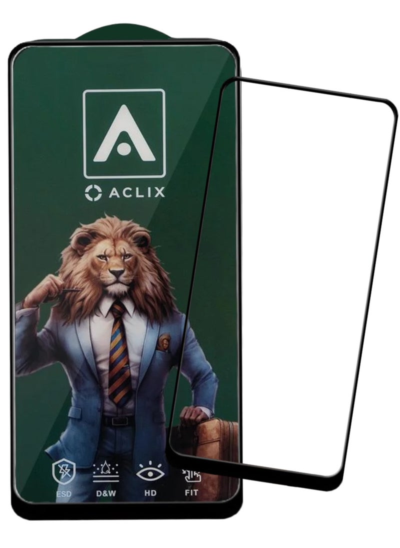 ACLIX Antistatic ESD Dustproof Premium Quality High Definition Tempered Glass Screen Protector Designed For Samsung Galaxy A71 - Image 1