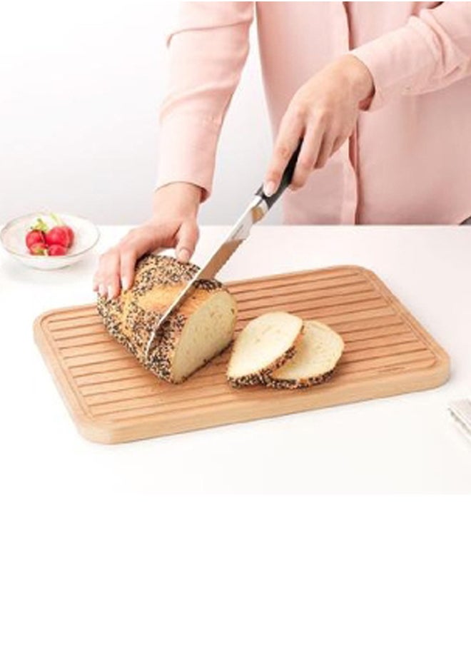 brabantia High Quality Ergonomic Design Serrated Steel Bread Knife Silver and Black 2.2 x 3.2 x 34.5 cm 250149  - Image 4