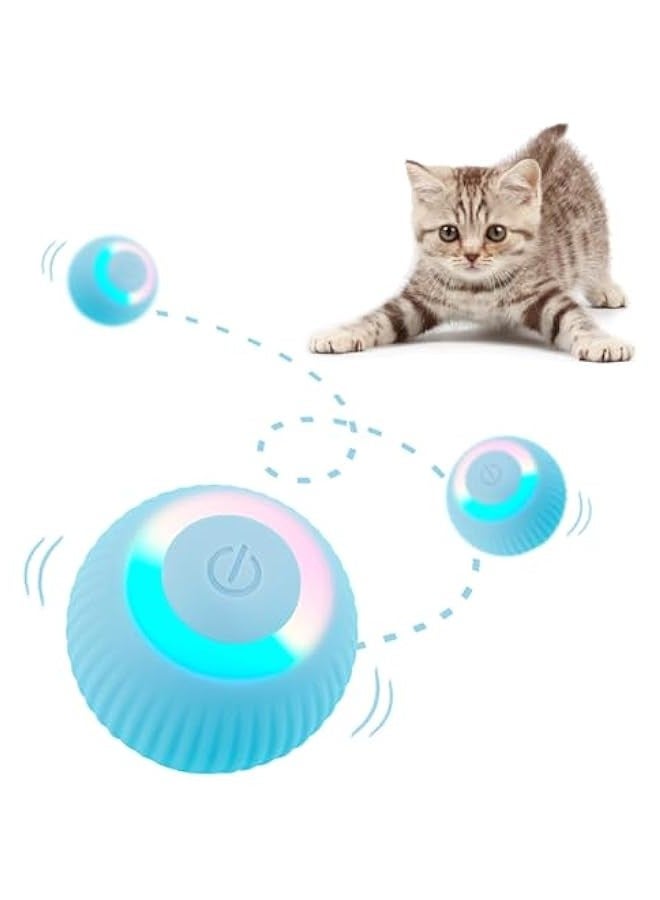 Beauenty Interactive Wloom Cat Toy Ball 2.0 Smart Automatic Rolling Toy Cat Ball Moving Self Indoor Playing Play Pet's with LED Lights Power Balls - Image 1