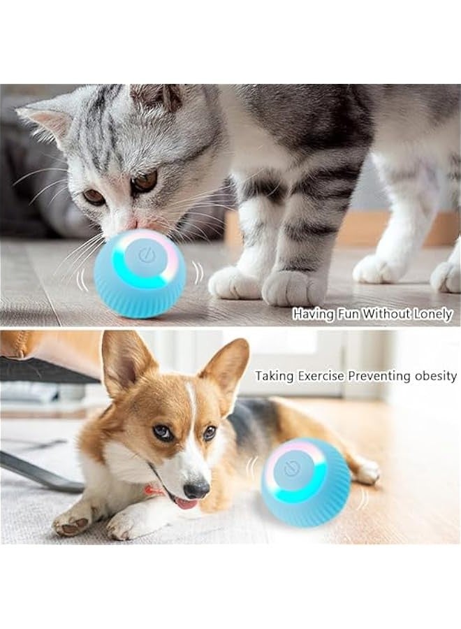 Beauenty Interactive Wloom Cat Toy Ball 2.0 Smart Automatic Rolling Toy Cat Ball Moving Self Indoor Playing Play Pet's with LED Lights Power Balls - Image 4