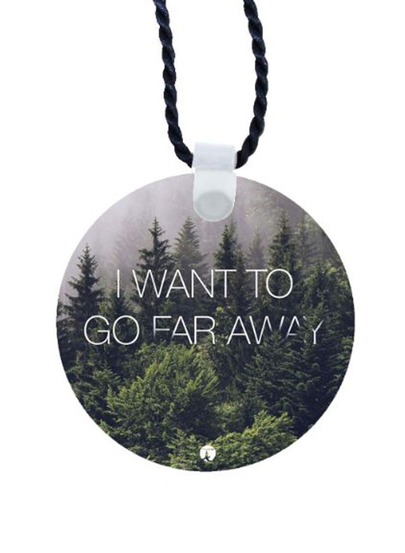 RKN English Phrases Printed Car Mirror Pendant - Image 2