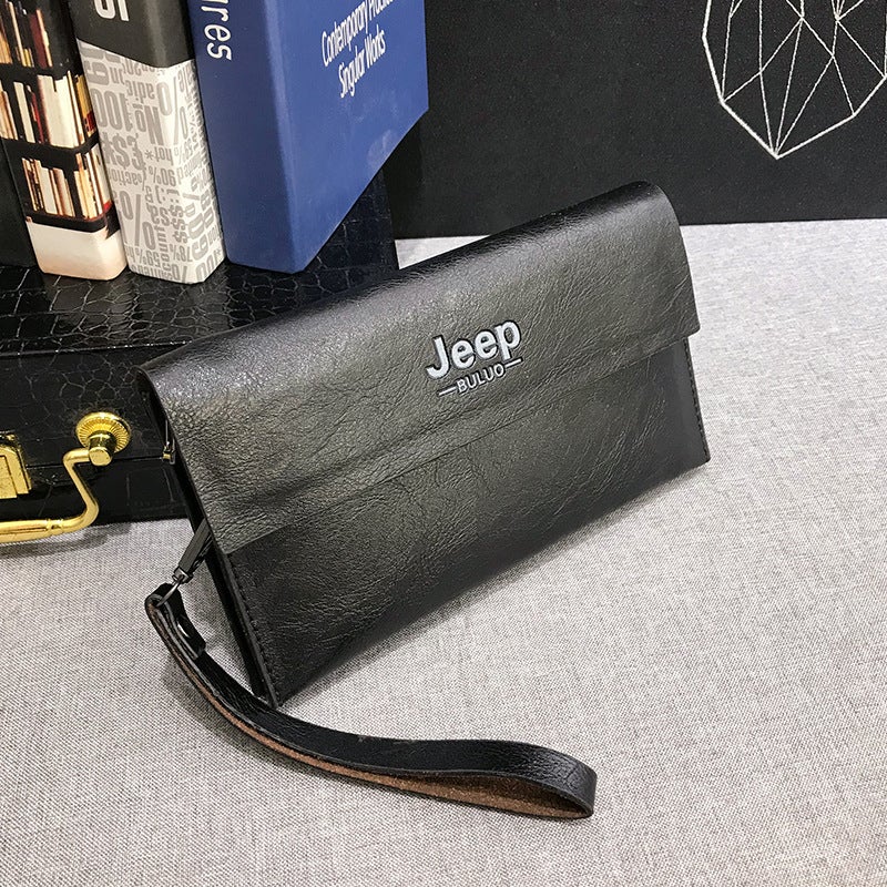 Multifunctional Solid Color PU Leather Wallet, RFID Blocking Design Portable Daily Storage Purse for Cards Cash Coin Business Use - Image 3