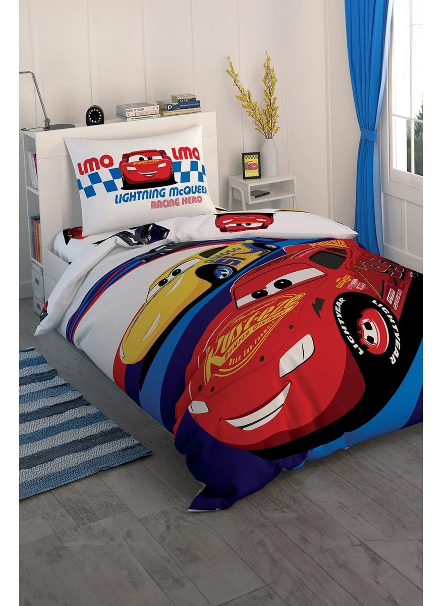 Favora - Taç Licensed Disney Cars Race Licensed Single Duvet Cover Set - Image 1