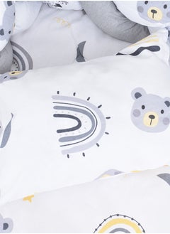 FUN MOMENT 7-Piece Baby Cot Bedspread With Snail Partitions  - Image 5