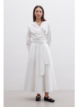 Manuka Kimono Style Premium Shirt Ecru  - Image 5