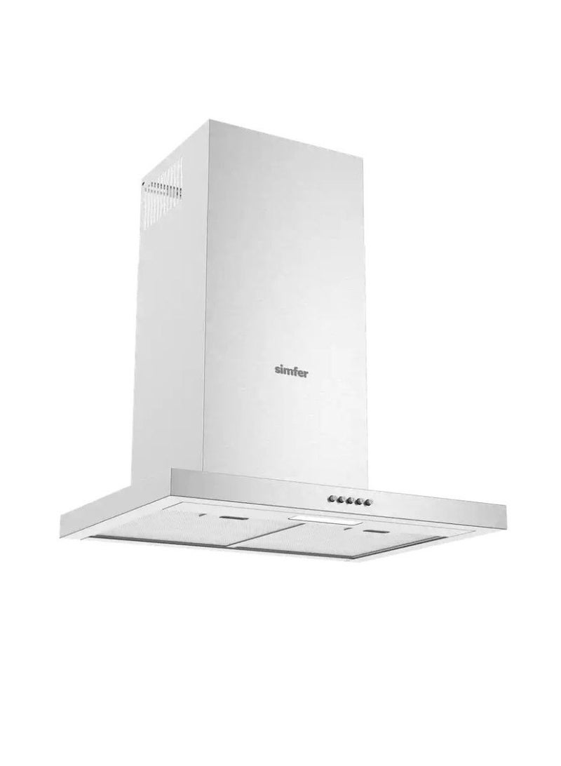Simfer Kitchen Hood 60 cm | 500 m3 h Suction Power | Stainless Steel Chimney Hood | 3 Speed Control | LED Lights | Low Noise Operation | Aluminum & Carbon Filter | Remote Control | SMF8633 - Image 2